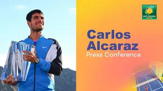 Carlos Alcaraz Press Conference March 17th | Indian Wells 2024