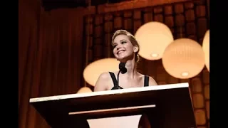 Jennifer Lawrence honors Donald Sutherland at the 2017 Governors Awards