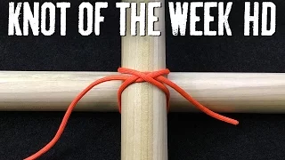 Seizing and Lashing with the Transom Knot - ITS Knot of the Week HD