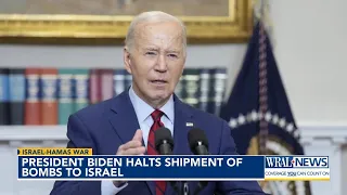 Biden halts shipment of bombs to Israel; White House toughens immigration system