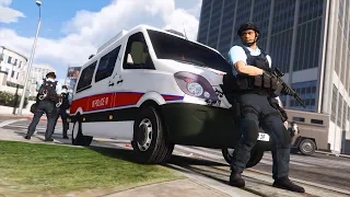 【Officer Ck】GTA5反恐特战队-强烈槍戰差一點沒命了 👮