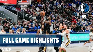 Kyrie Irving (42 points) Highlights vs. New Orleans Pelicans | 1/15/24