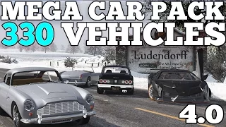 GTA 5: Mega Realistic Car Pack 4.0 Car Showcase (330 CARS) [DOWNLOAD]