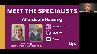 Meet the Specialist: Affordable Housing