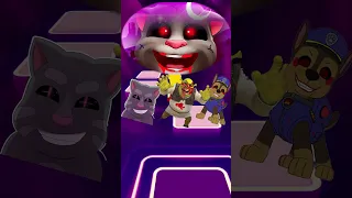 Talking Tom vs Shrek vs Paw Patrol X Coffin Dance Tiles Hop | Part 33 #shorts