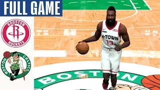 Rockets vs Boston Full Game Highlights! 2019 NBA Season | NBA 2K20