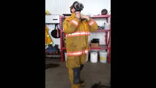 firefighter speed suit up and on air under 2mins