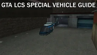 GTA LCS Special Vehicle Guide: Unique Helicopter (Police Maverick) (PSP/Digital PS3 Only)