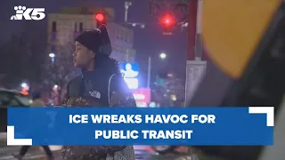 Ice wreaks havoc for dependents of public transit