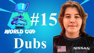 Dubs Fortnite Solo World Cup Highlight!!!