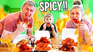 LAST TO EAT SPICY CHICKEN WINGS!! | JKREW