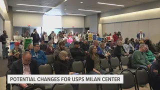 Milan community members voice concerns about potential changes to USPS processing center