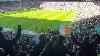 Celtic Fans go mental after Eddy scores | Celtic vs The Rangers