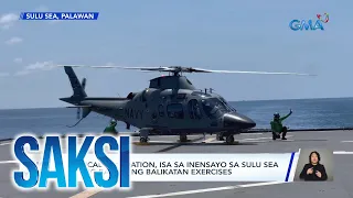 Medical evacuation, isa sa inensayo sa Sulu Sea bilang bahagi ng Balikatan exercises | Saksi