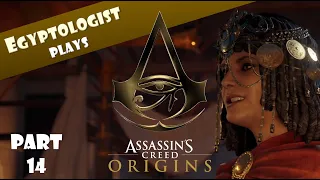 Aya's quest & WTF Cleopatra -- Egyptologist plays ASSASSIN'S CREED ORIGINS -- part 14