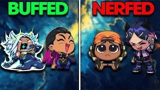 NEON & REYNA BUFF , RAZE & CLOVE NERF ( PATCH 8.11)