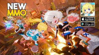 WONDERERS | New MMORPG Launch Gameplay Maplestory 2 Inspired! Review (Mobile & PC)
