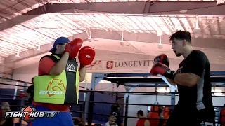 Frank Mir vs. Todd Duffee full video- Mir boxing workout video feat Ana Julaton