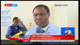 Talks to end Doctors' strike collapse after doctors union officials walk out
