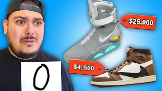 I Ranked the MOST EXPENSIVE Sneakers with @LegitTim