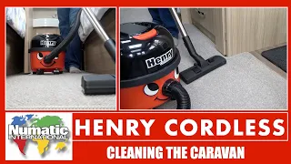 Cleaning The Caravan With Henry Cordless Vacuum Cleaner