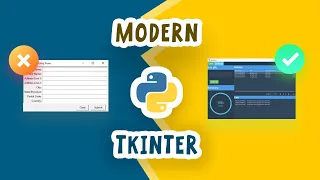 Make Tkinter Python Applications Look Modern In 10 Minutes!