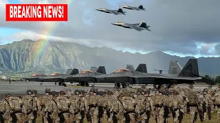 China Panic!! (June 7, 2024) US Deploy F-22 Jet and Hundred Troops To China Taiwan Tension
