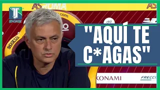 José Mourinho ENFRENTA a periodista y le dice que se C*GA frente a él y no hace PREGUNTAS difíciles