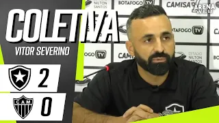 COLETIVA VITOR SEVERINO | AO VIVO | Botafogo 2 x 0 Atlético-MG - Brasileirão 2023