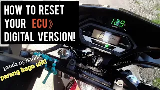 How to reset your XRM 125 f.i's ECU?(digital panel version)