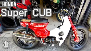 Super Cub Custom ⚡ Honda Econopower C90 con llantas Fat💪