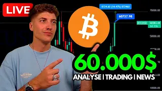 🔴 BITCOIN LIVE | KURSEXPLOSION ÜBER 60.000$! NEUES ALLZEITHOCH IN SICHT!