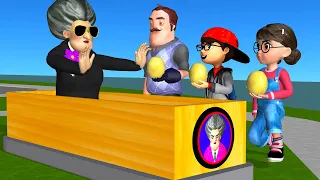 Scary Teacher 3D Nick vs Tani Troll Miss T and Hello Neighbor on Lemon Tree Coffin Dance Compilation