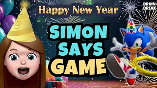 Simon Says | Brain Break | Happy New Year | GoNoodle Inspired