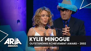 Kylie Minogue wins Outstanding Achievement Award | 2002 ARIA Awards