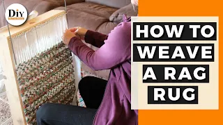 How To Weave a Rag Rug Using Scrap Fabric | How To Make a Rag Rug