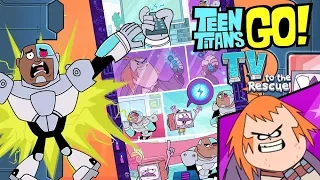 Teen Titans Go! Tv to The Rescue With Cyborg (Cartoon Network Games)