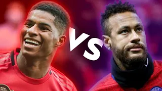 Marcus Rachford Vs Neymar Jr ⚫ UCL 2021 ⬛ Skills Goals