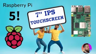 7" IPS touchscreen for Raspberry Pi 5