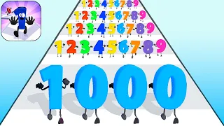 Play 1000 Levels Video Tiktok Games Number Race Gameplay Walkthrough Mobile Android Top Free Play