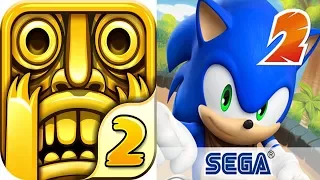 Temple run 2 vs Sonic dash || Android iPad iOS Gameplay HD IP PLAYGAME