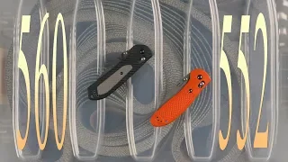 Benchmade 552 Vs 560