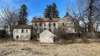 Sad Over 200 year old Forgotten John Shopp Mansion Up North in Pennsylvania