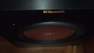 Klipsch R-10SW test - playing "Imany - Don't Be So Shy"