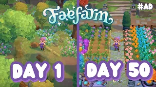 I played 50 days of Fae Farm | Fae Farm Let's Play