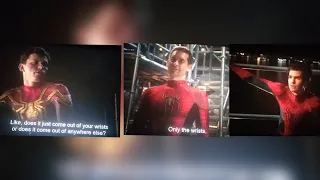 tom and andrew teasing toby||spiderman