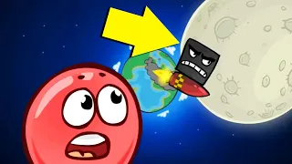 Red Ball must now SAVE THE MOON!? | Red Ball 4 Gameplay (World 4)