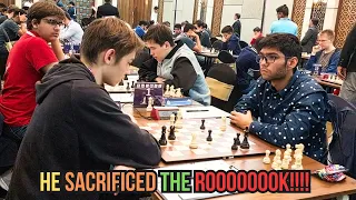 ROOOOK SACRIFICE wins the game! | GM Gleb Dudin vs GM Jose Gabriel | World Juniors 2024