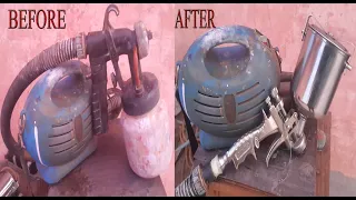 Paint-Spray Modified Compressor Spray-Gun