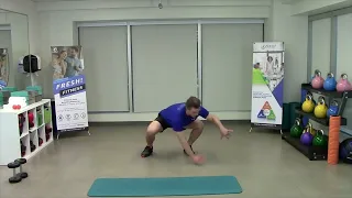 Gorilla Walk Mobility Exercise Demonstration